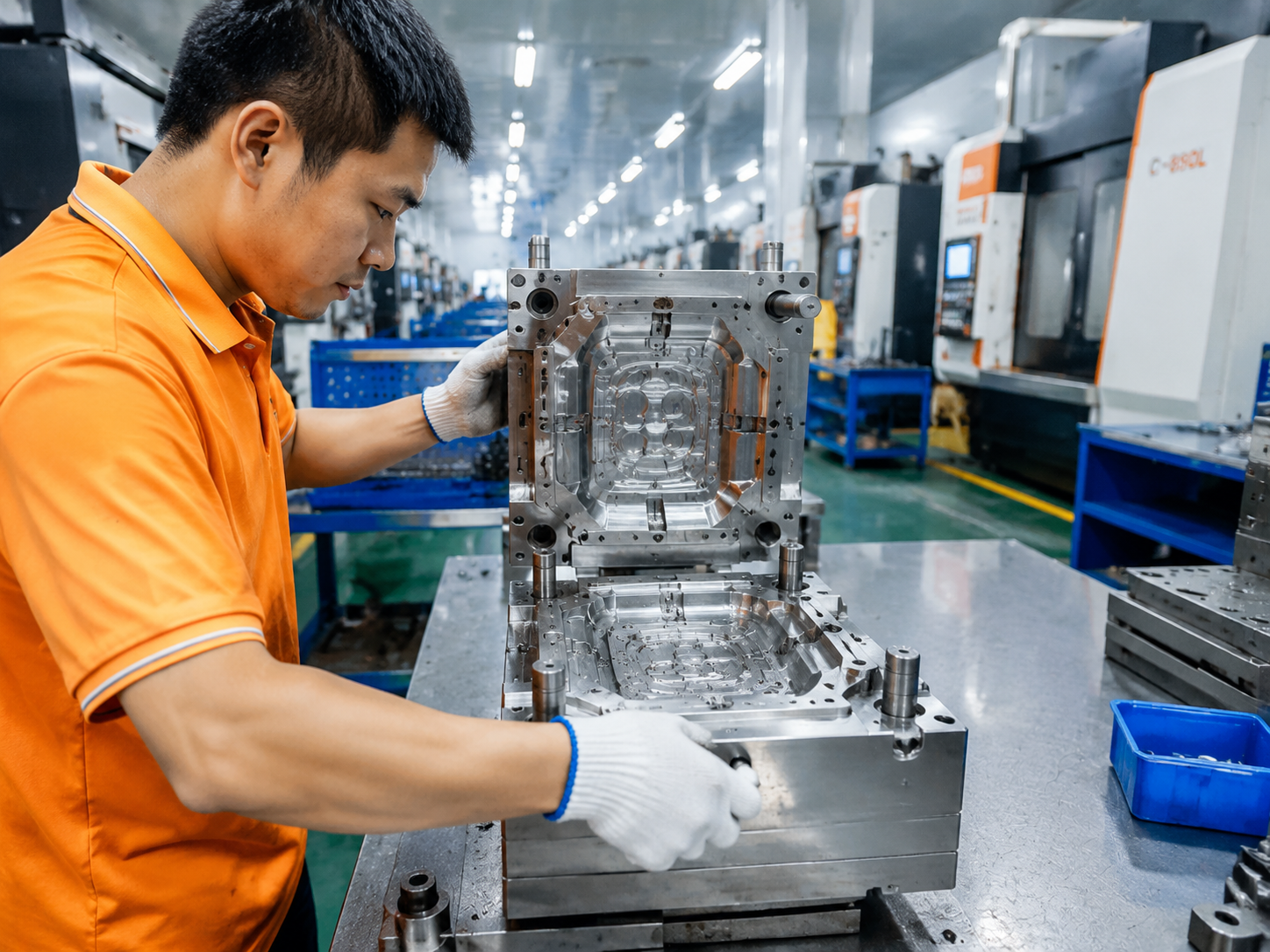 Precision CNC silicone tool development and advanced liquid injection line