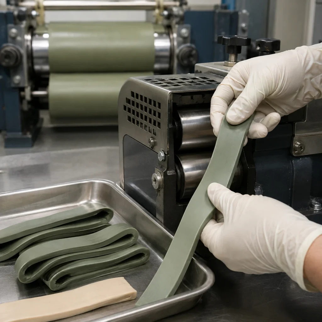 Silicone Mixing, Color Matching & Material Feeding