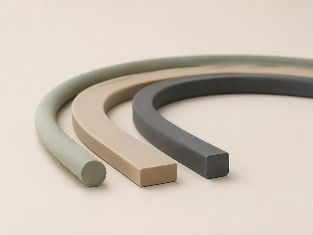 Silicone Cords, Strips & Continuous-Section Parts