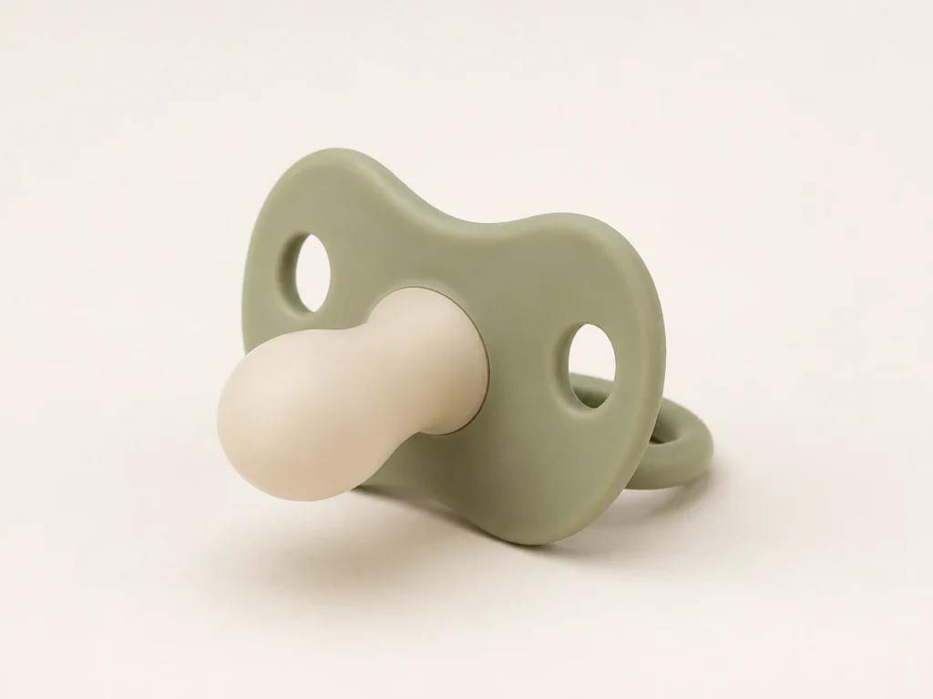 Two-Color Silicone Pacifiers