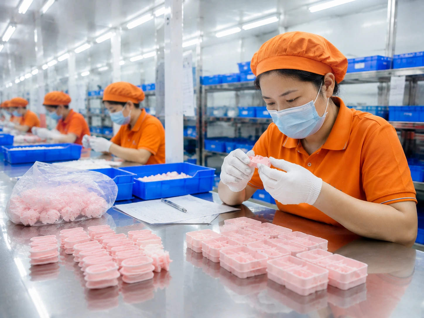 SIP standard quality control check and piece by piece inspection