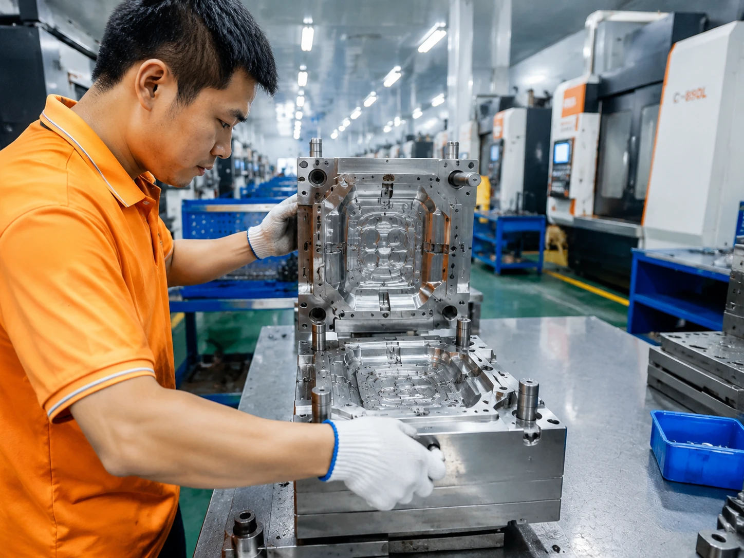 Precision CNC silicone tool development and advanced liquid injection line