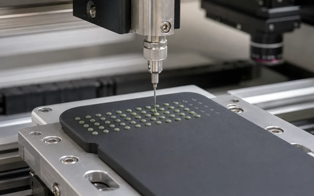 Silicone Micro-Dispensing manufacturing process